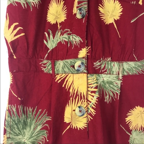 NWT Free People Malibu Romper in Maroon Combo Size XS - Picture 12 of 16